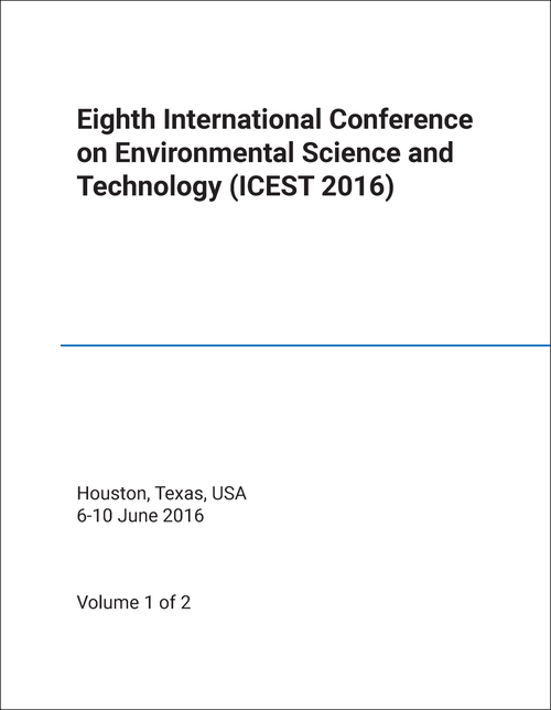 ENVIRONMENTAL SCIENCE AND TECHNOLOGY. INTERNATIONAL CONFERENCE. 8TH 2016. (ICEST 2016) (2 VOLS)