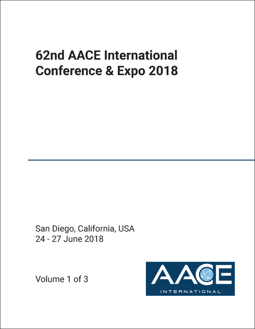 AACE INTERNATIONAL CONFERENCE AND EXPO. 62ND 2018. (3 VOLS)