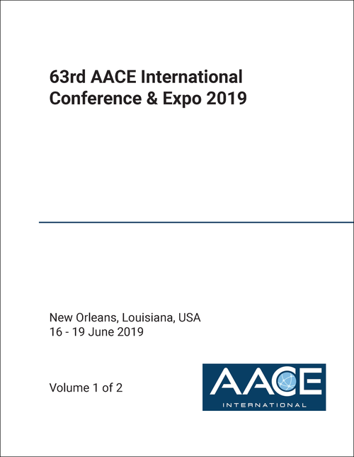 AACE INTERNATIONAL CONFERENCE AND EXPO. 63RD 2019. (2 VOLS)